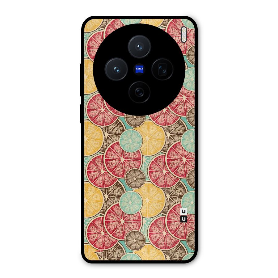 Juicy Pattern Metal Back Case for Vivo X200