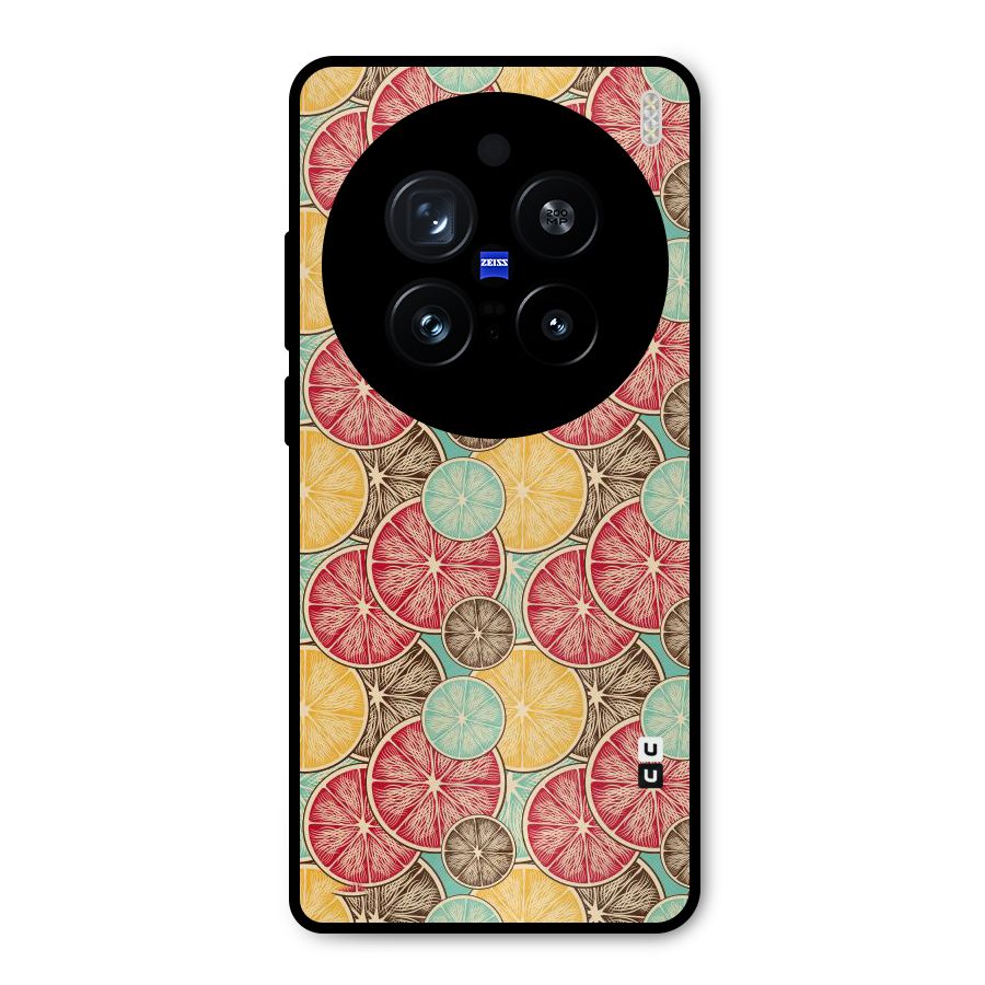 Juicy Pattern Metal Back Case for Vivo X200 Pro
