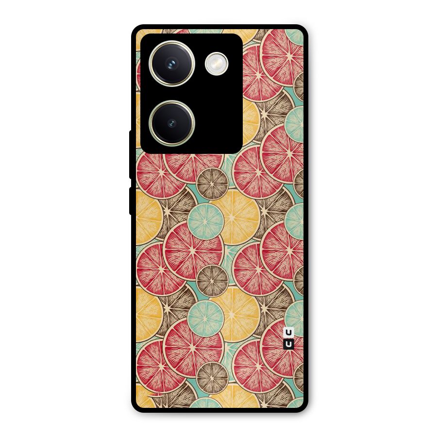 Juicy Pattern Metal Back Case for Vivo Y200 Pro