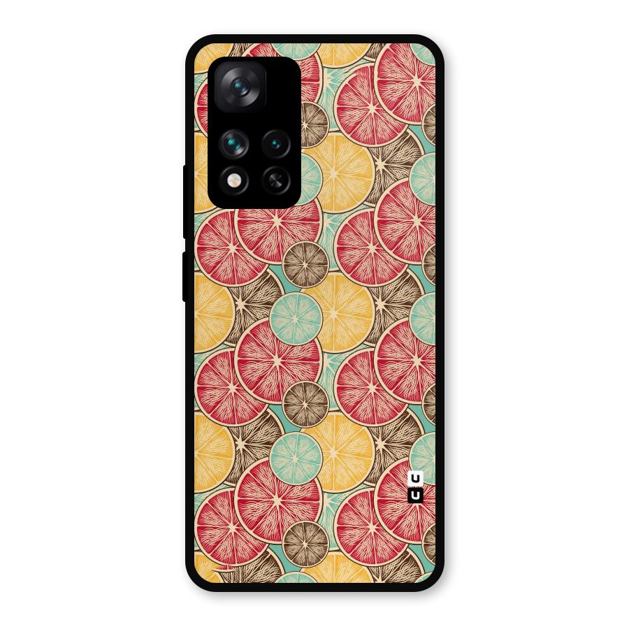 Juicy Pattern Metal Back Case for Xiaomi 11i Hypercharge 5G