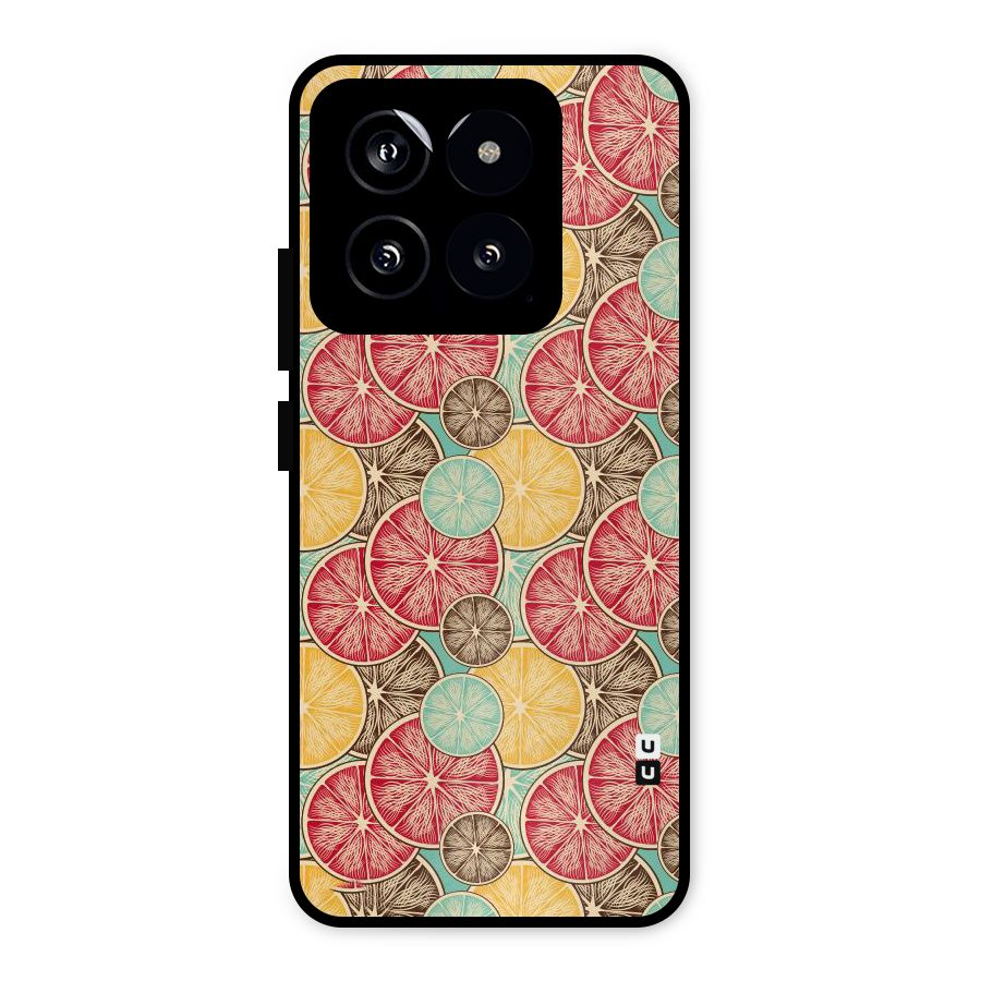 Juicy Pattern Metal Back Case for Xiaomi 14