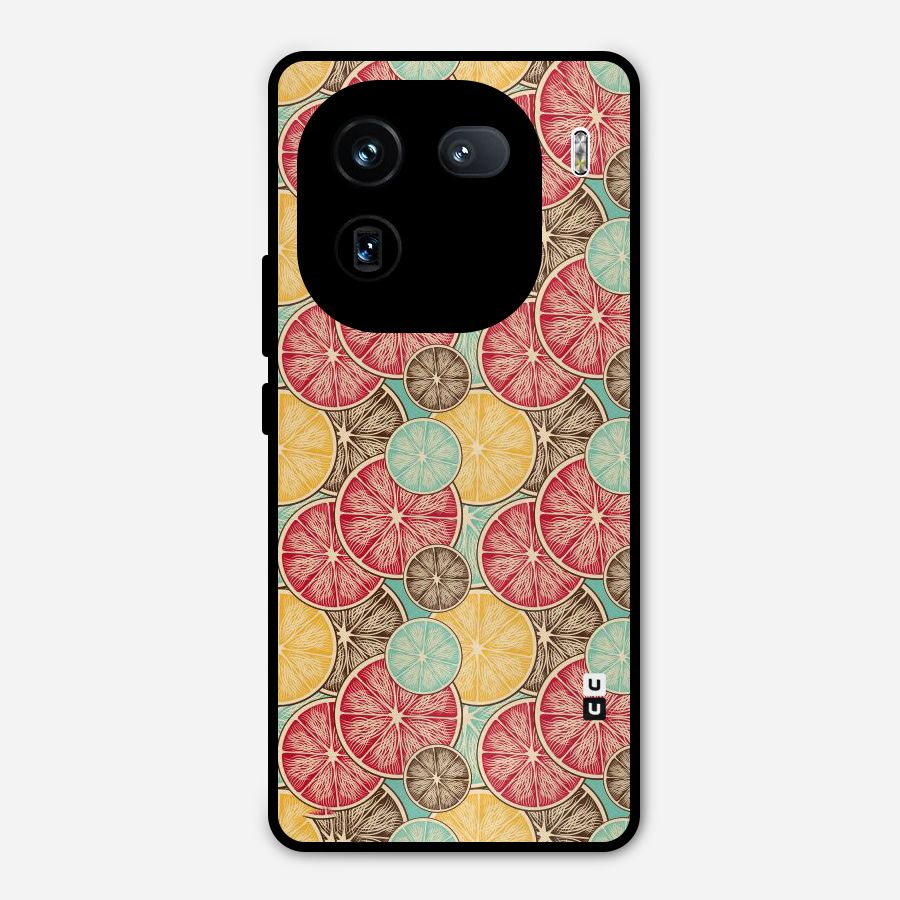 Juicy Pattern Metal Back Case for iQOO 12