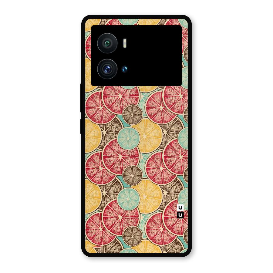 Juicy Pattern Metal Back Case for iQOO 9 Pro