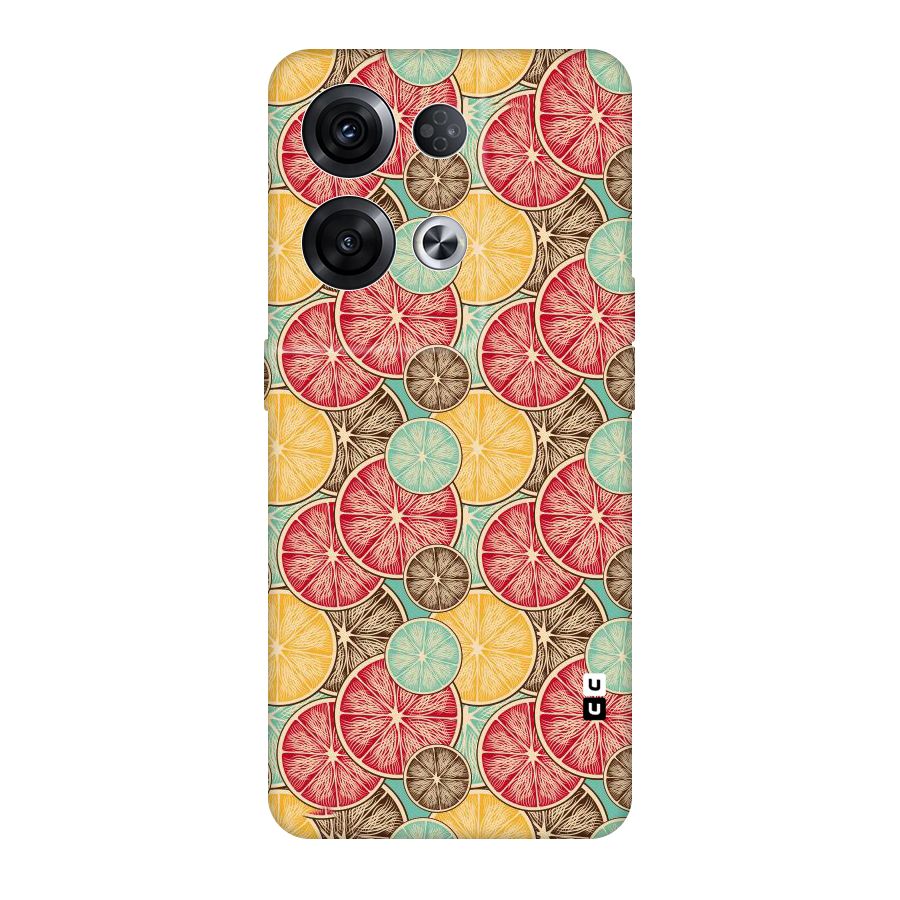 Juicy Pattern Original Polycarbonate Back Case for Oppo Reno8 Pro 5G