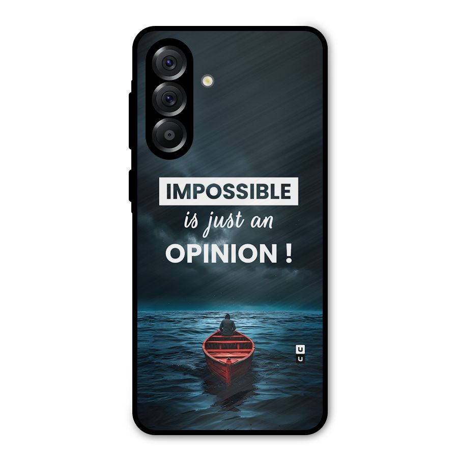 Just An Opinion Metal Back Case for Galaxy A56