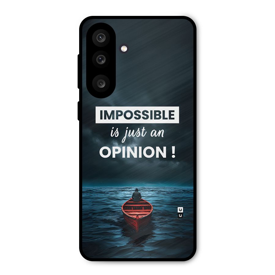 Just An Opinion Metal Back Case for Galaxy M56