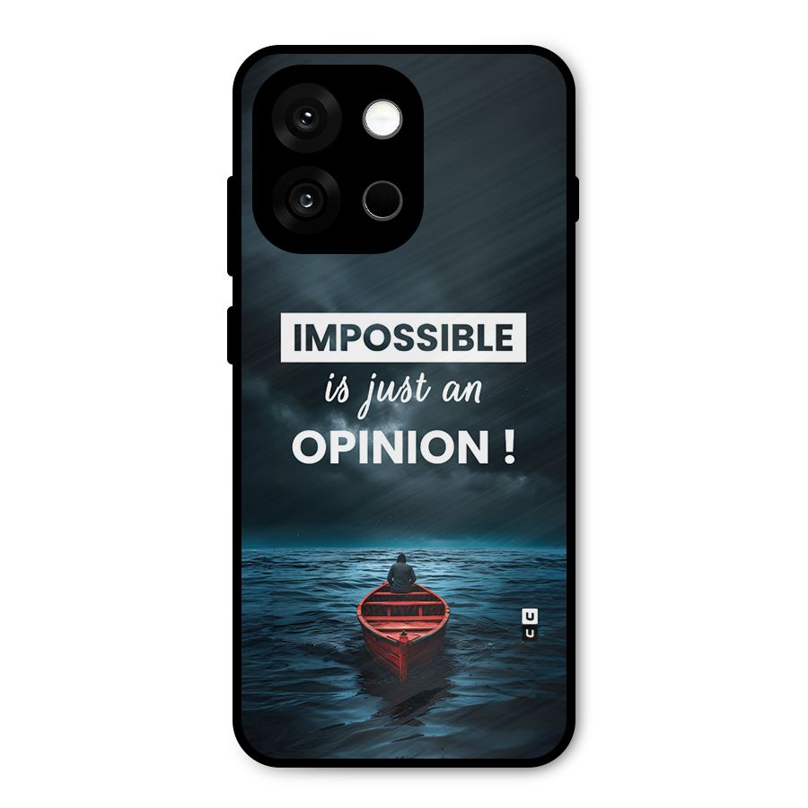 Just An Opinion Metal Back Case for OnePlus 13s