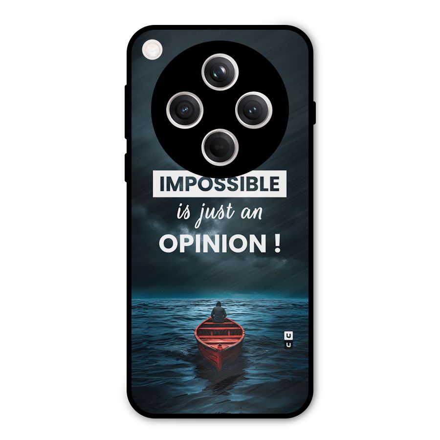 Just An Opinion Metal Back Case for Oppo Find X8