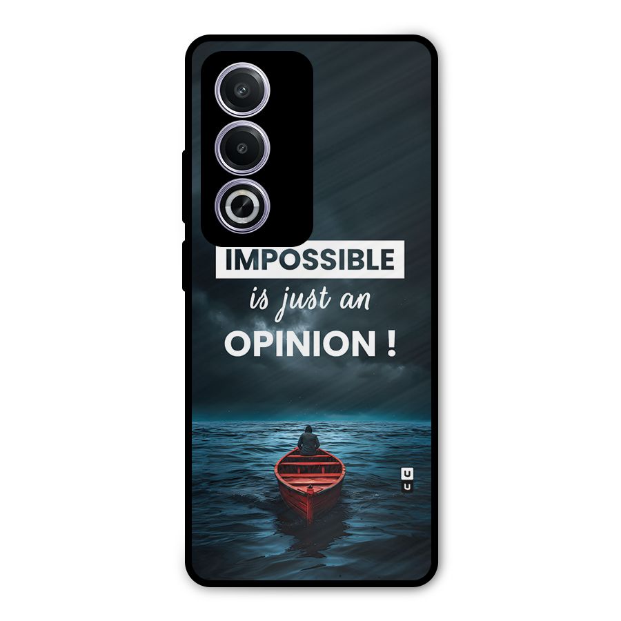 Just An Opinion Metal Back Case for Oppo K12x