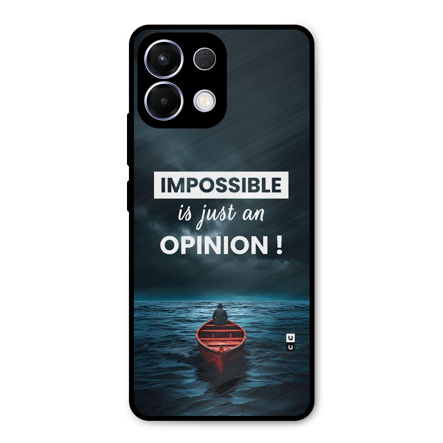 Just An Opinion Metal Back Case for Oppo K13