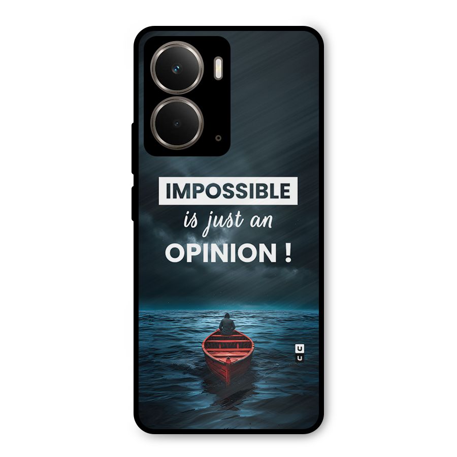 Just An Opinion Metal Back Case for Realme P3