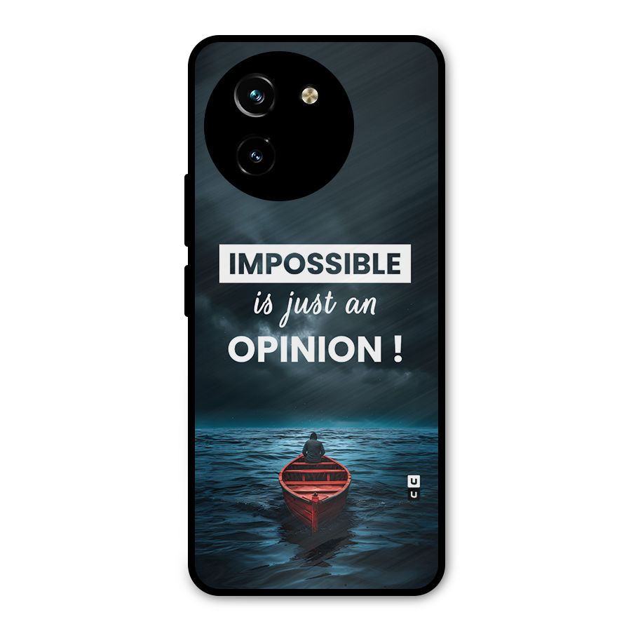 Just An Opinion Metal Back Case for Vivo T3x