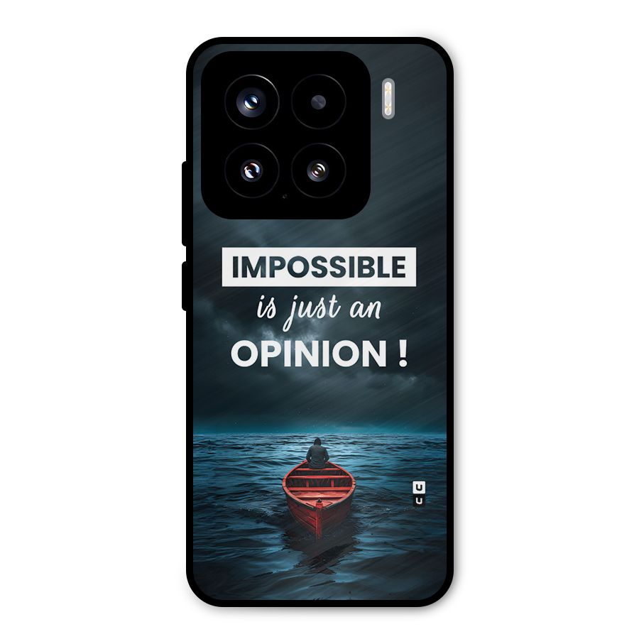 Just An Opinion Metal Back Case for Xiaomi 15