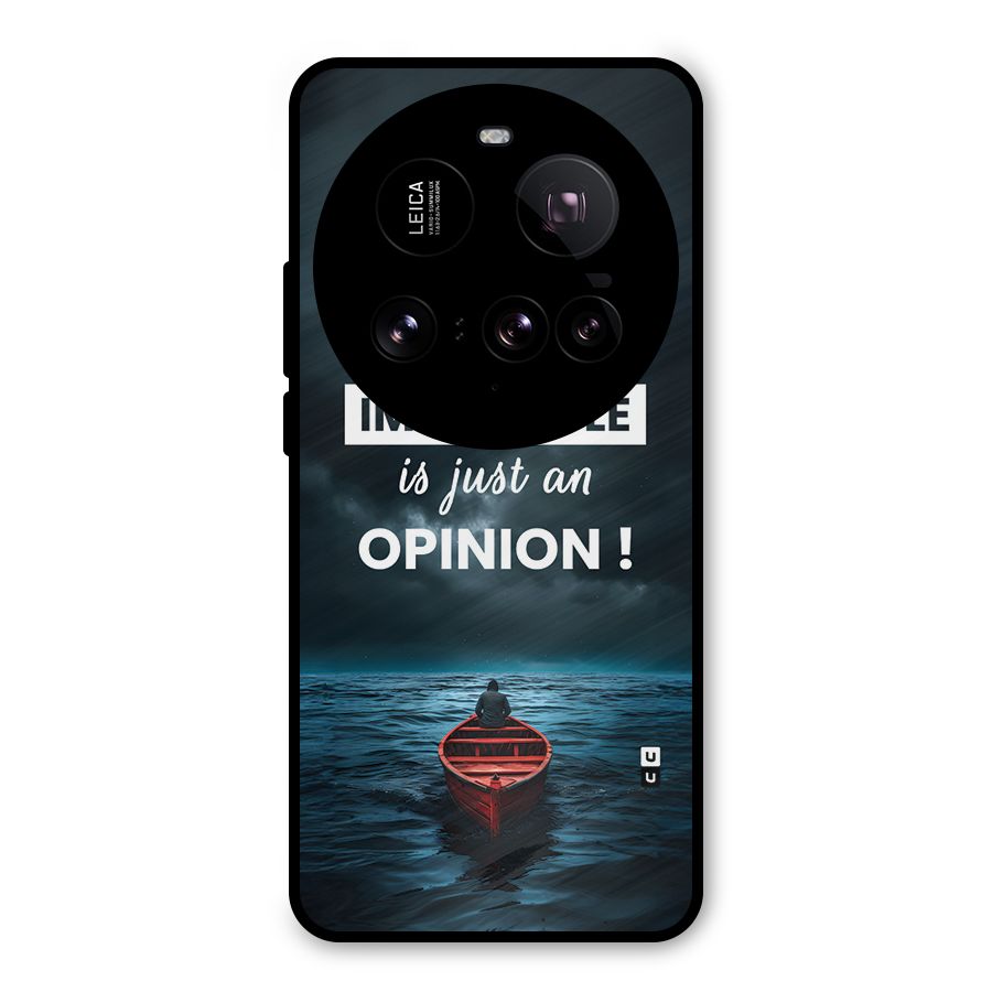Just An Opinion Metal Back Case for Xiaomi 15 Ultra