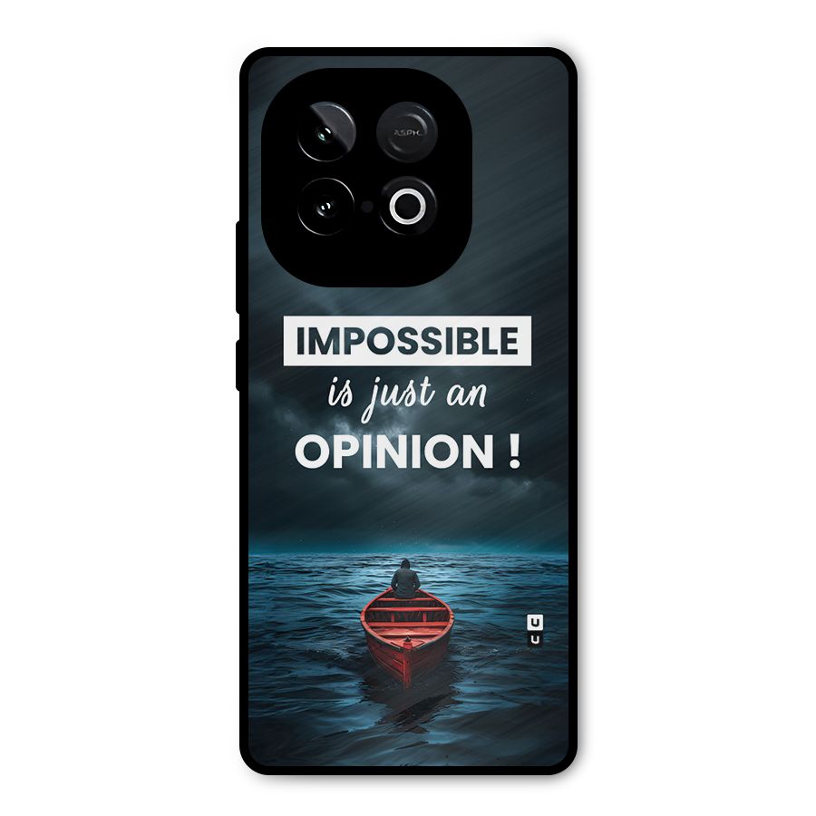Just An Opinion Metal Back Case for iQOO Neo 10