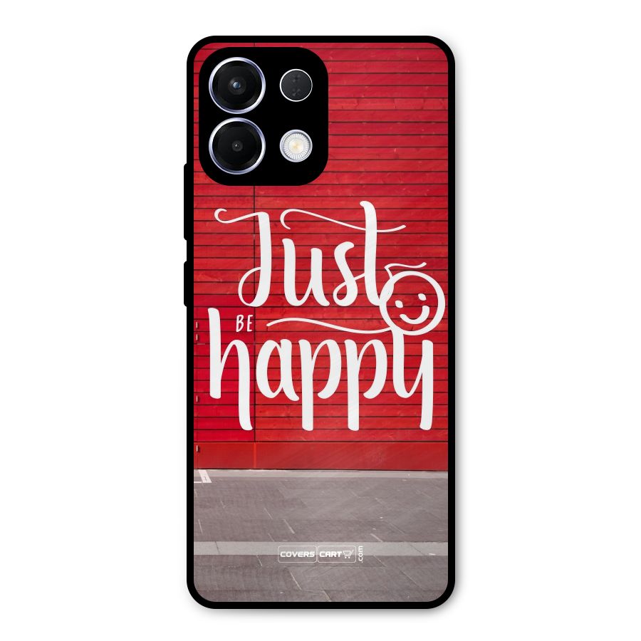 Just Be Happy Metal Back Case for Oppo K13
