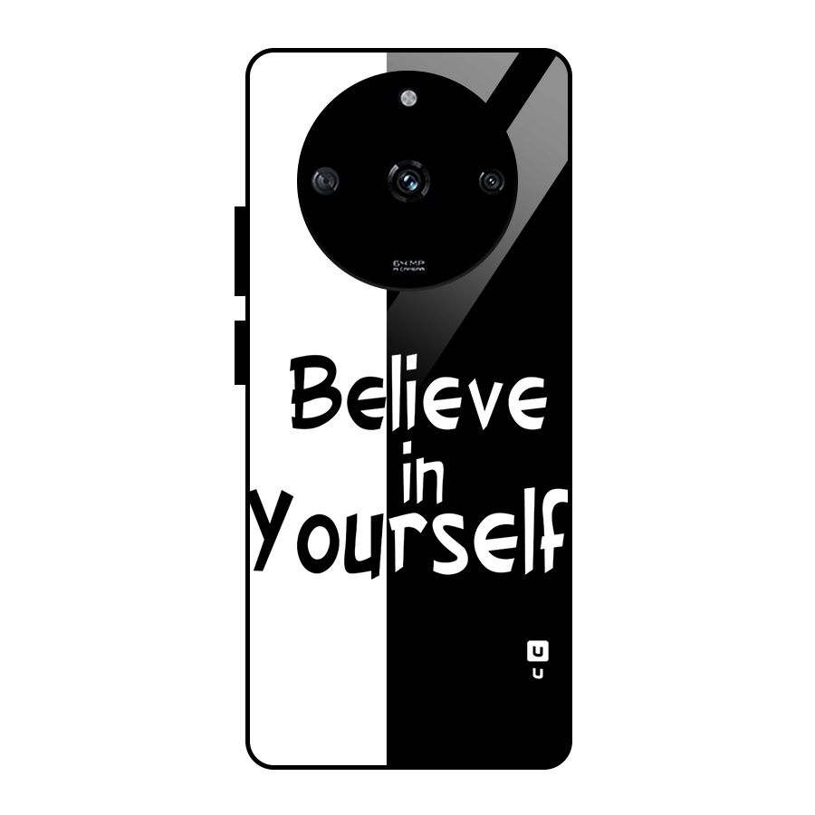 Just Believe Yourself Glass Back Case for Realme Narzo 60 5G