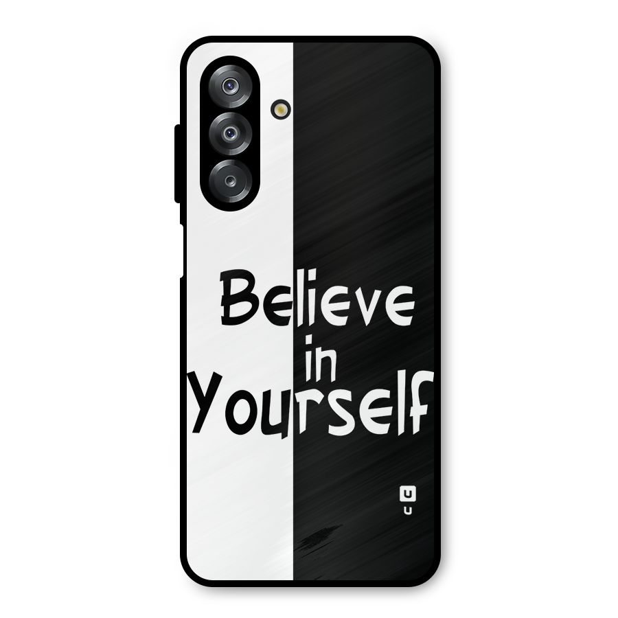 Just Believe Yourself Metal Back Case for Galaxy A26