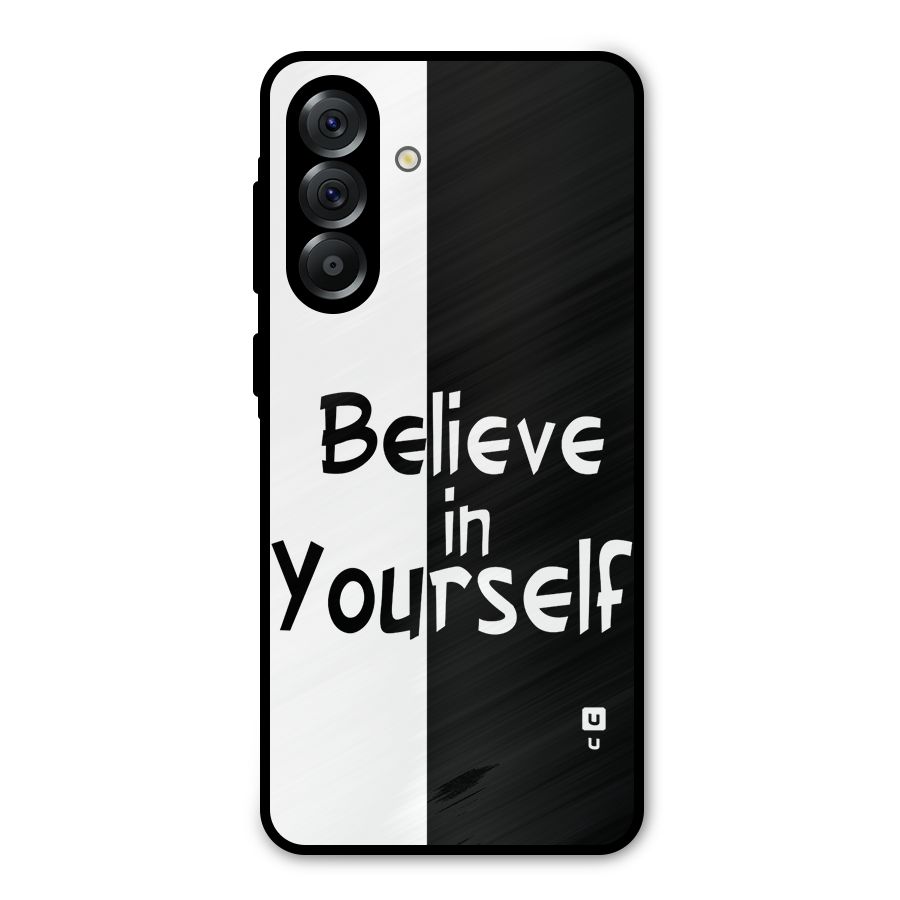 Just Believe Yourself Metal Back Case for Galaxy A36
