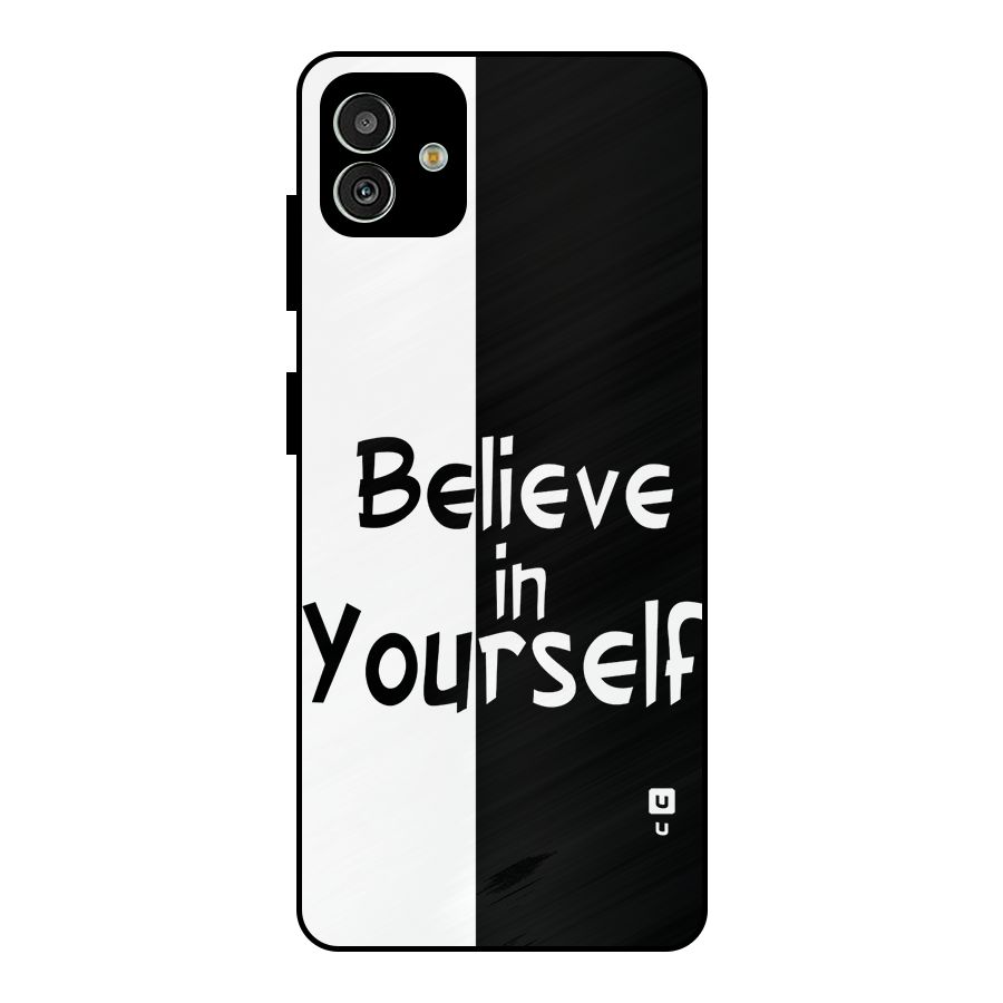 Just Believe Yourself Metal Back Case for Galaxy M13 5G