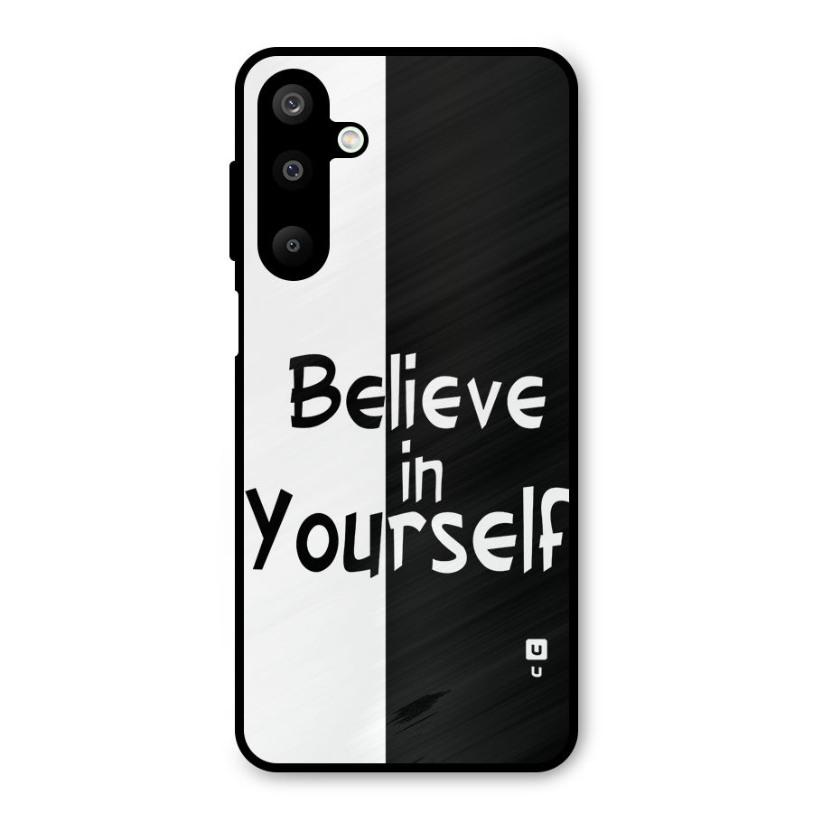 Just Believe Yourself Metal Back Case for Galaxy M16