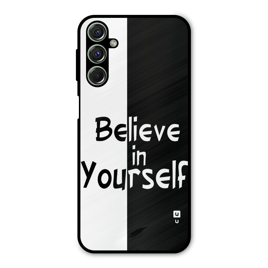 Just Believe Yourself Metal Back Case for Galaxy M34