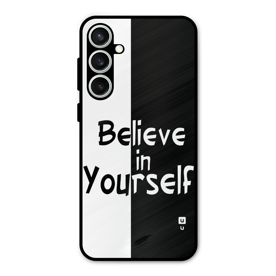 Just Believe Yourself Metal Back Case for Galaxy S23 FE
