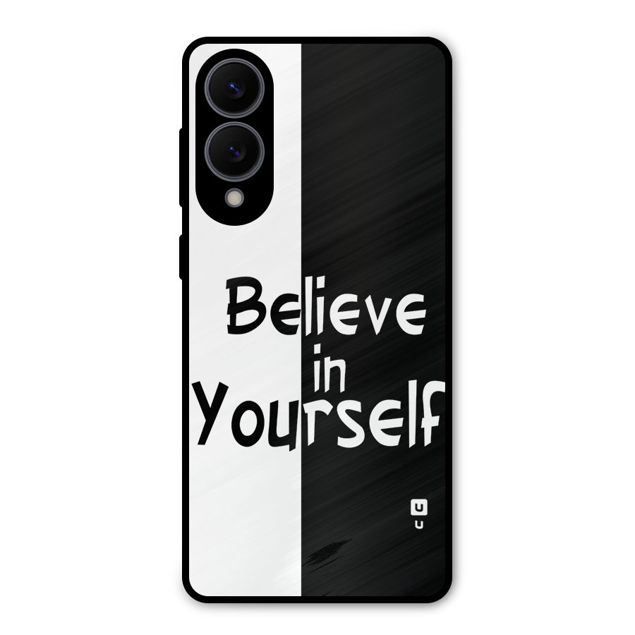 Just Believe Yourself Metal Back Case for Galaxy S25 Edge