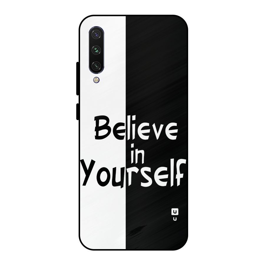 Just Believe Yourself Metal Back Case for Mi A3