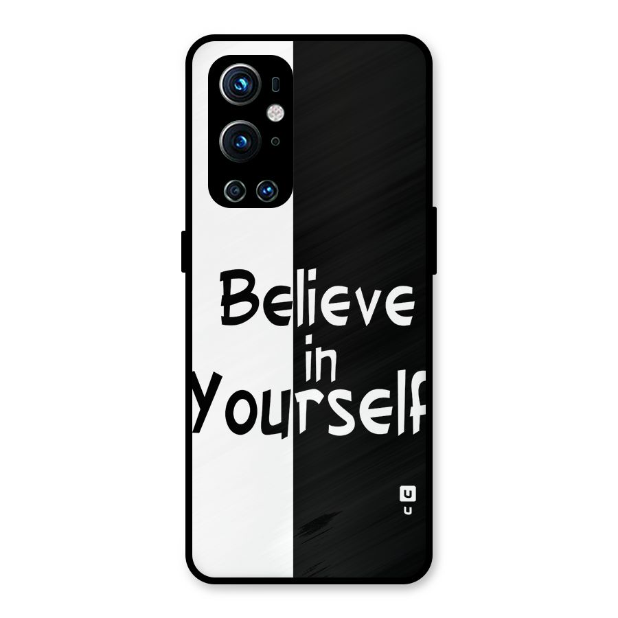 Just Believe Yourself Metal Back Case for OnePlus 9 Pro
