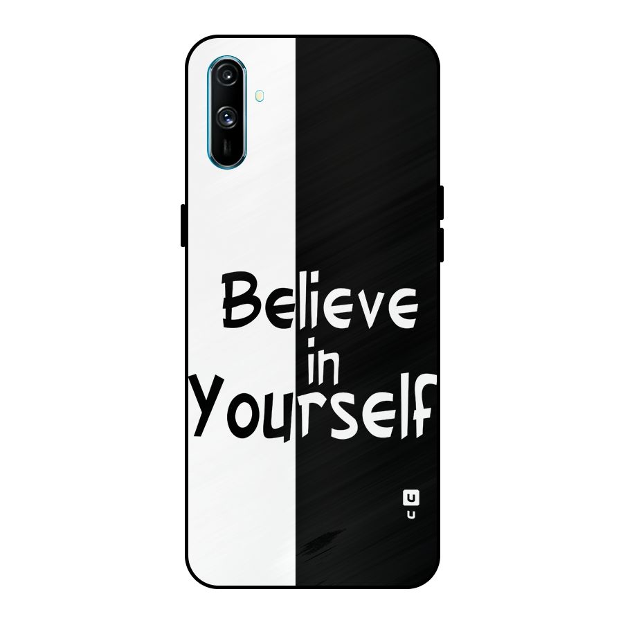 Just Believe Yourself Metal Back Case for Realme C3