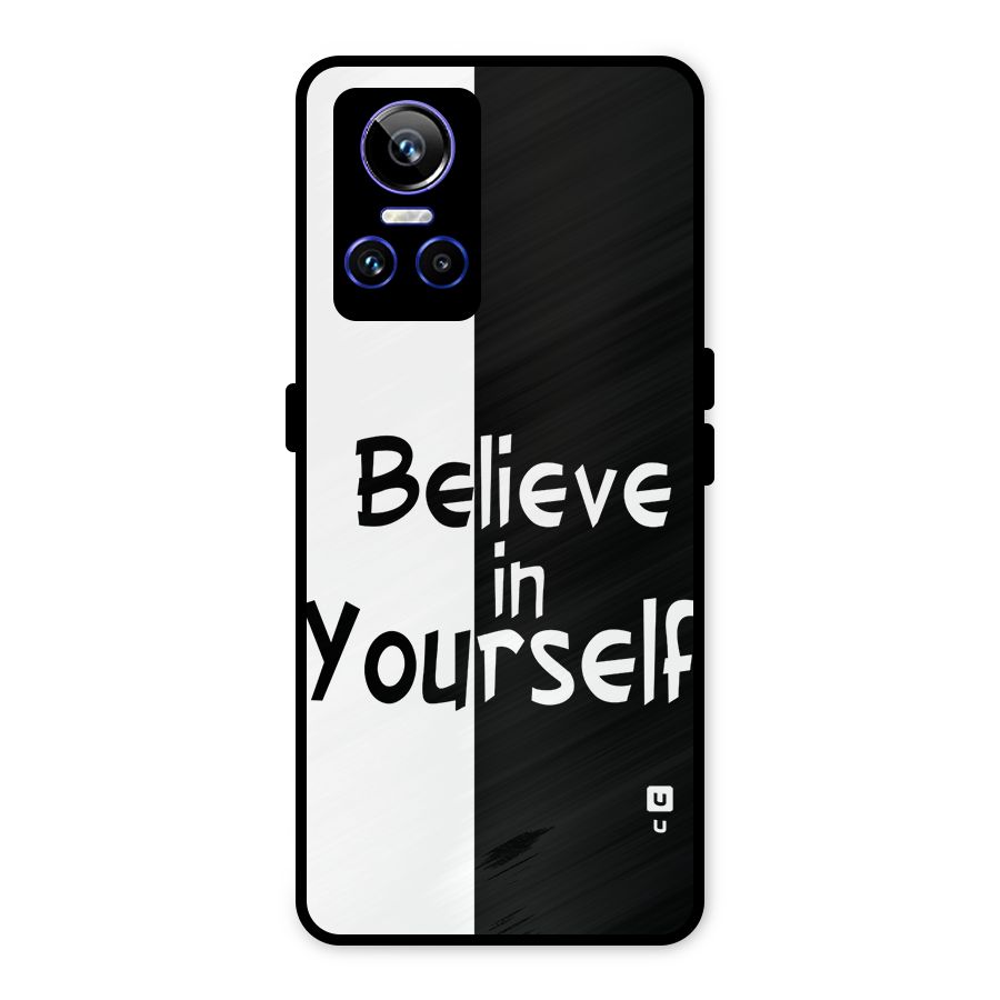 Just Believe Yourself Metal Back Case for Realme GT Neo 3