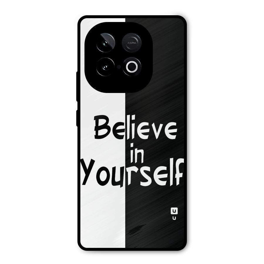 Just Believe Yourself Metal Back Case for iQOO Neo 10