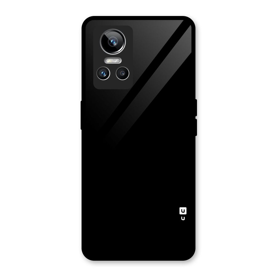 Just Black Glass Back Case for Realme GT Neo 3