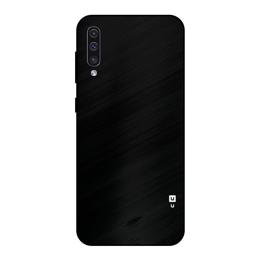 Just Black Metal Back Case for Galaxy A30s