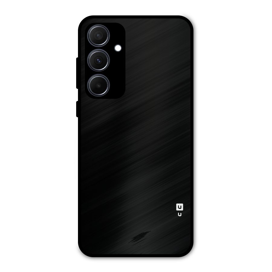 Just Black Metal Back Case for Galaxy A35