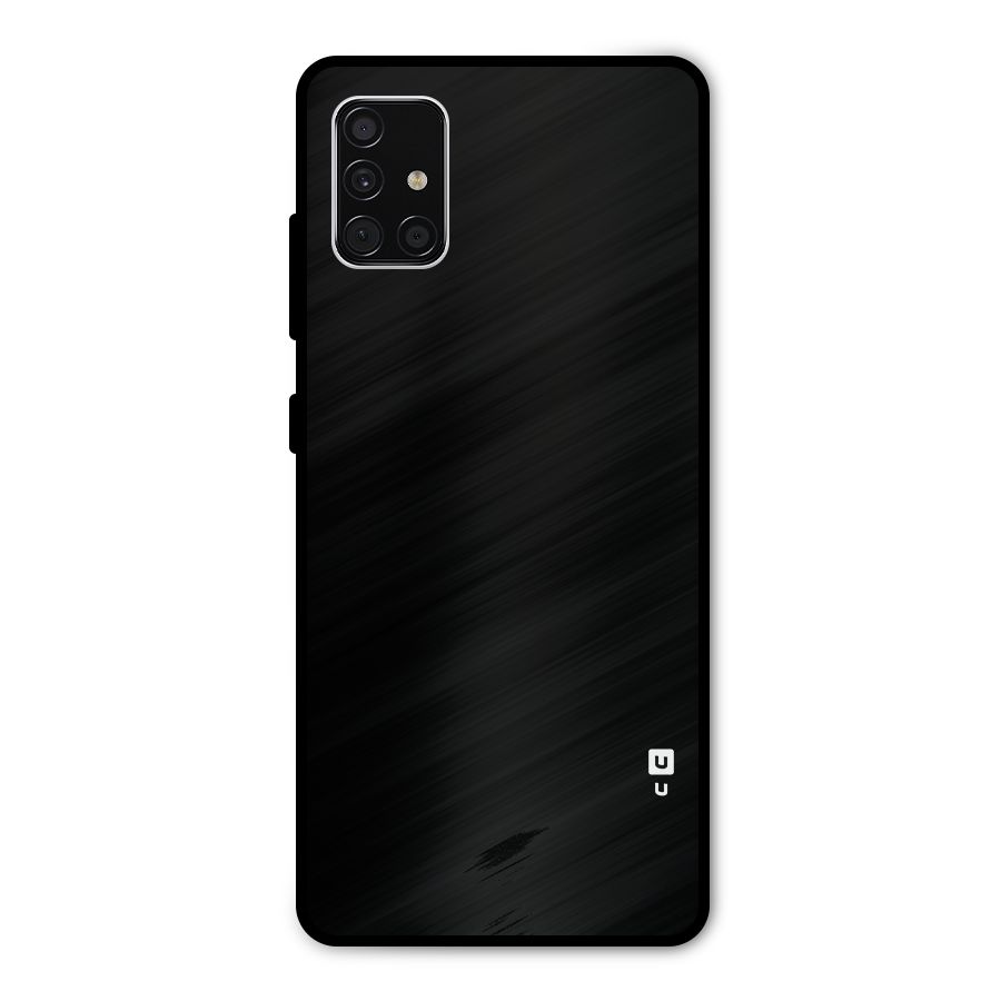 Just Black Metal Back Case for Galaxy A51