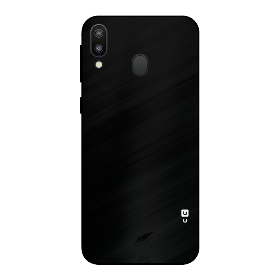 Just Black Metal Back Case for Galaxy M20