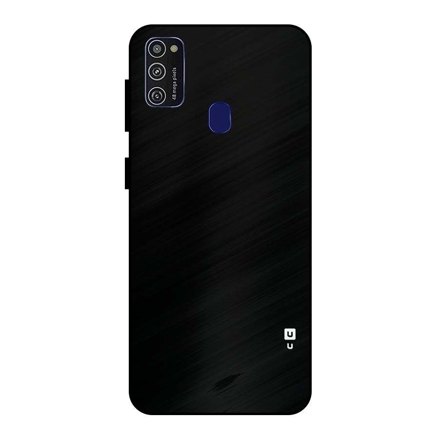 Just Black Metal Back Case for Galaxy M21