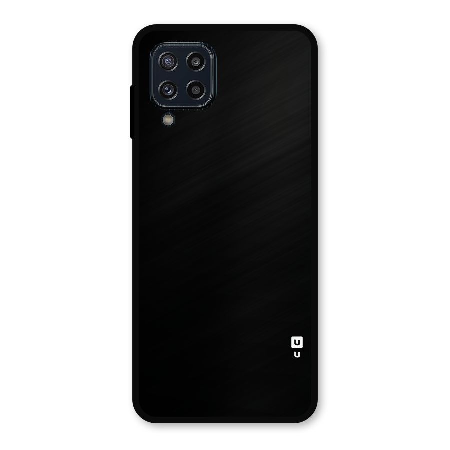 Just Black Metal Back Case for Galaxy M32