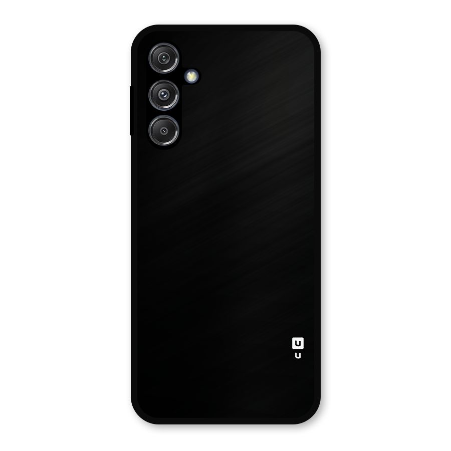 Just Black Metal Back Case for Galaxy M34 5G