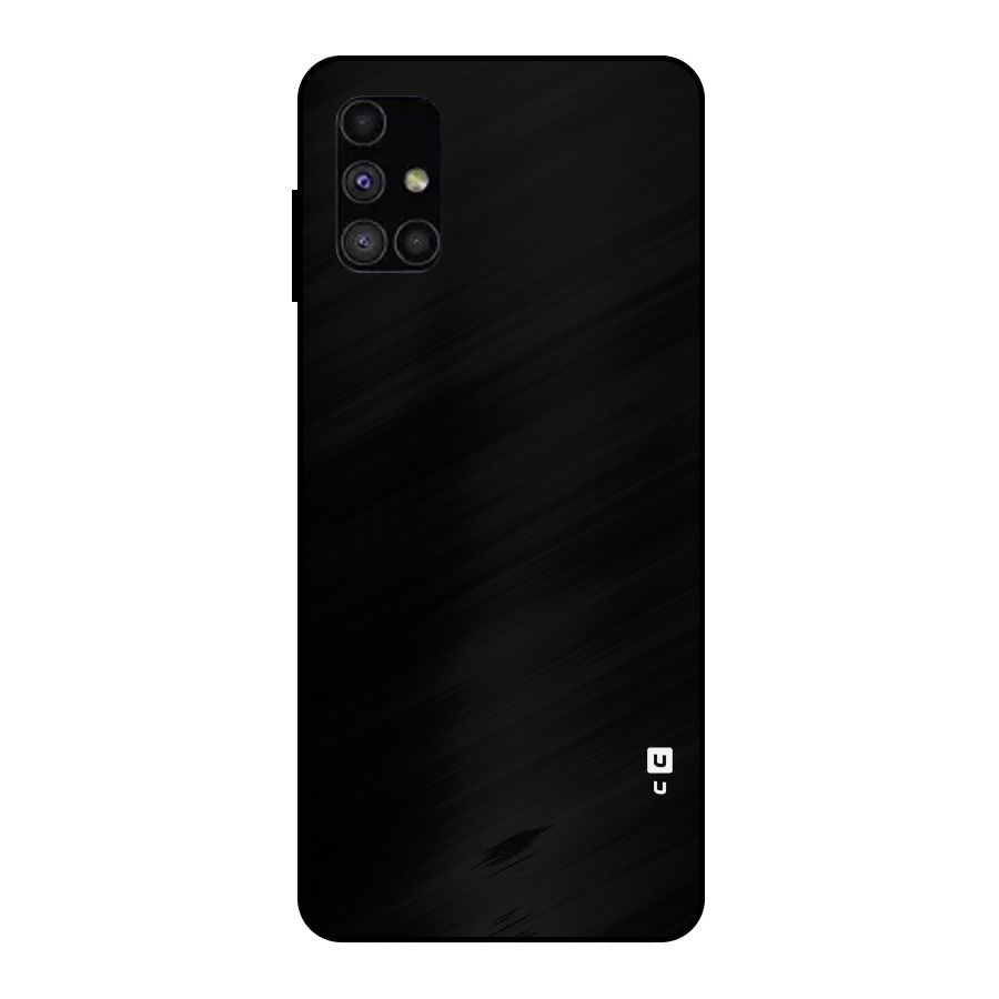Just Black Metal Back Case for Galaxy M51
