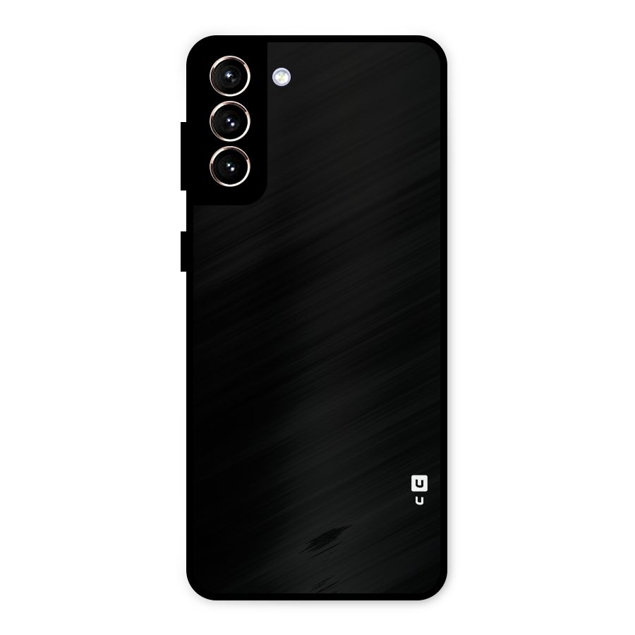 Just Black Metal Back Case for Galaxy S21 Plus