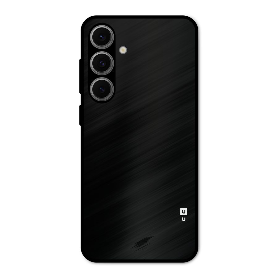 Just Black Metal Back Case for Galaxy S24 FE