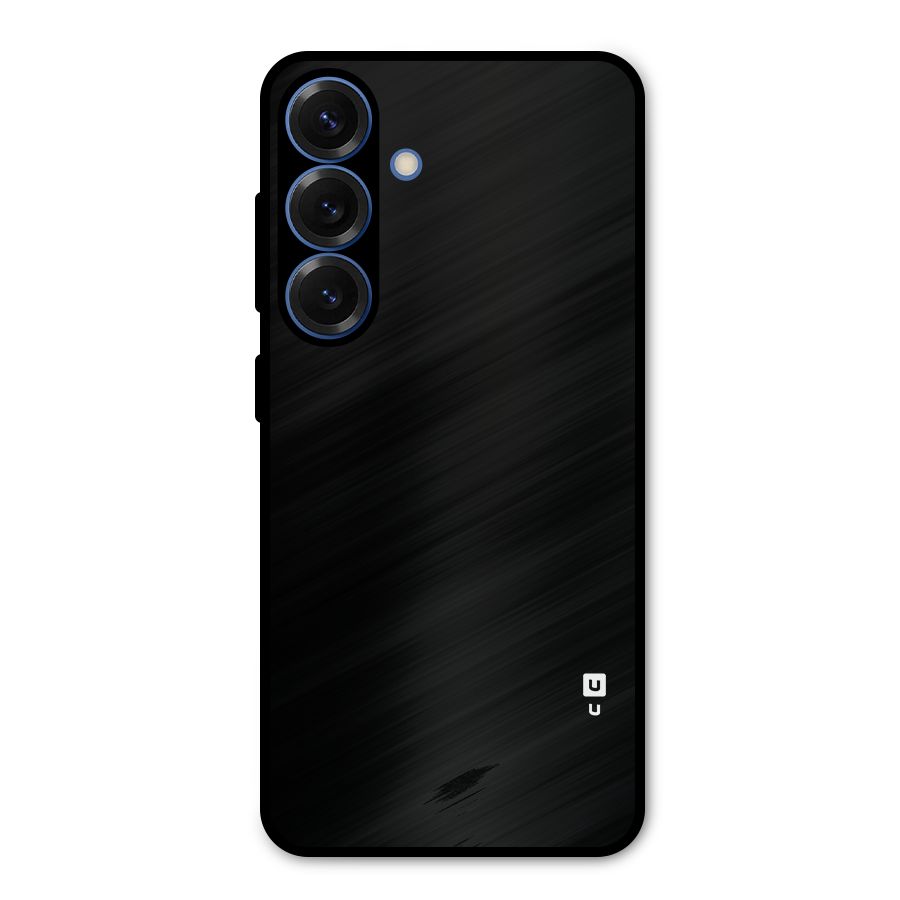 Just Black Metal Back Case for Galaxy S25