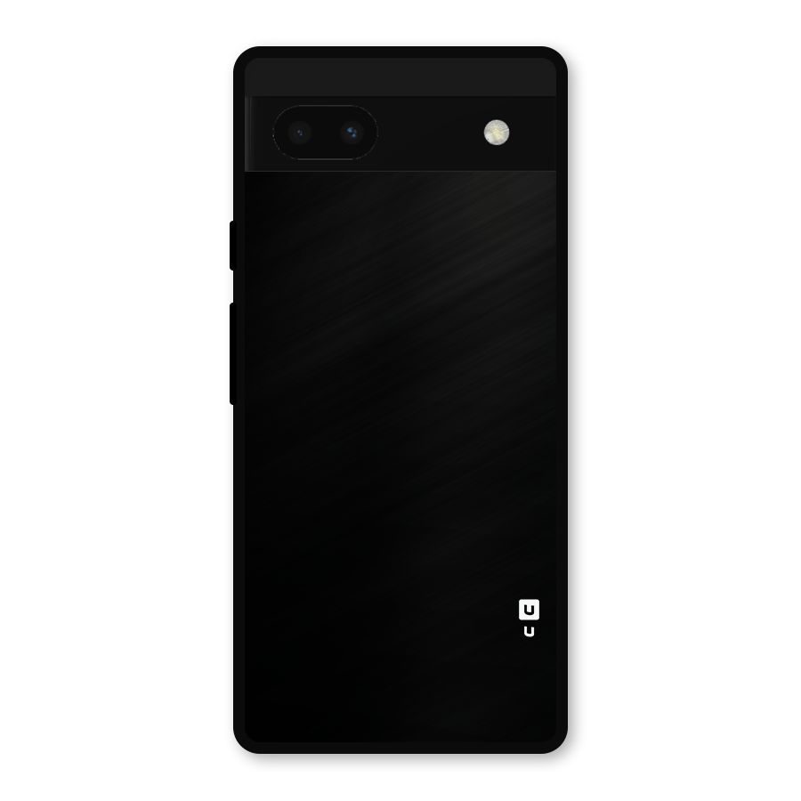 Just Black Metal Back Case for Google Pixel 6a