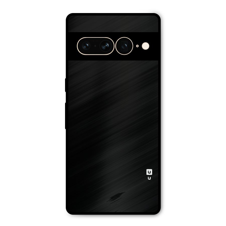 Just Black Metal Back Case for Google Pixel 7 Pro