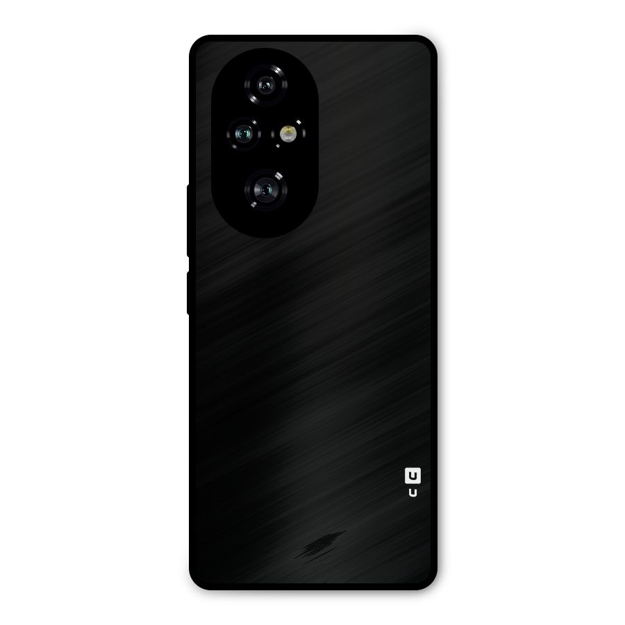 Just Black Metal Back Case for Honor 200 Pro