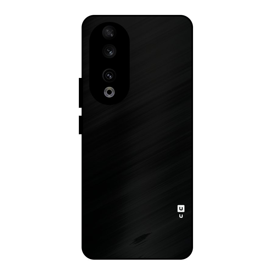 Just Black Metal Back Case for Honor 90