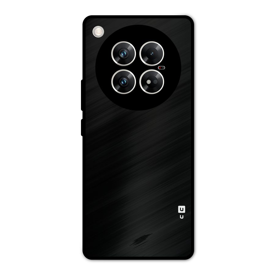 Just Black Metal Back Case for Infinix Zero 40 5G